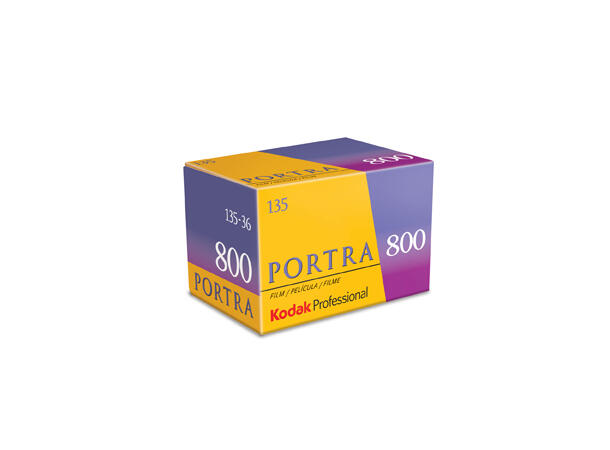 Kodak Portra 800 135-36, 1 rull 1 rull, fargefilm, 800 ASA, 36 bilder